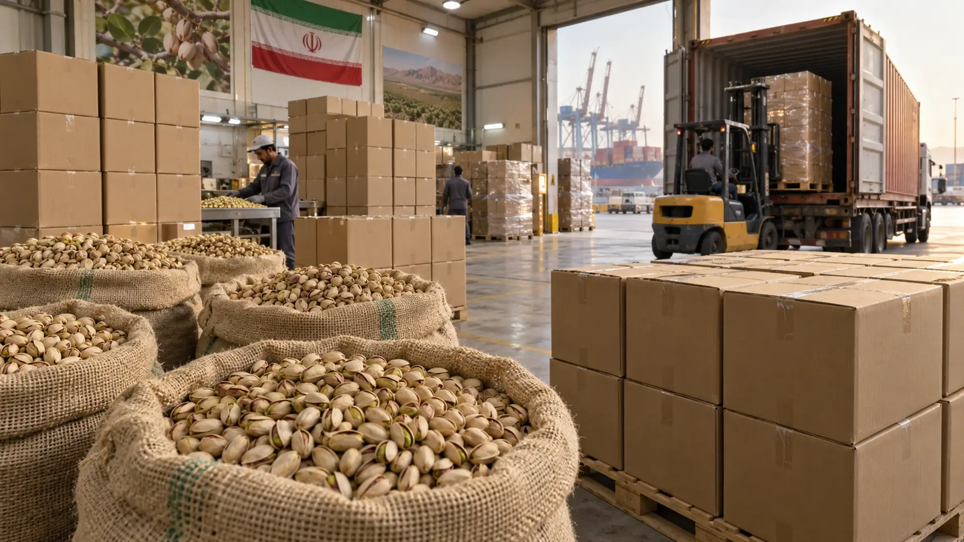 همراه مطمئن برای تأمین پسته ایرانی در بازارهای جهانی